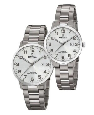 Product detail of SET Festina Titanium Date 20435/1 a 20436/1