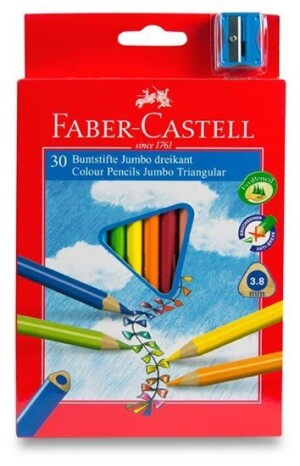 Product detail of Faber - Castell Pastelky trojhranné Junior - středně silné 30 ks