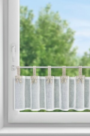 Product detail of ArtFir Krátká záclona MELISA PU | bílá 150 x 30 cm