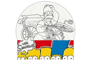 Product detail of The Simpsons: Vymaluj si kruh/Mini puzzle