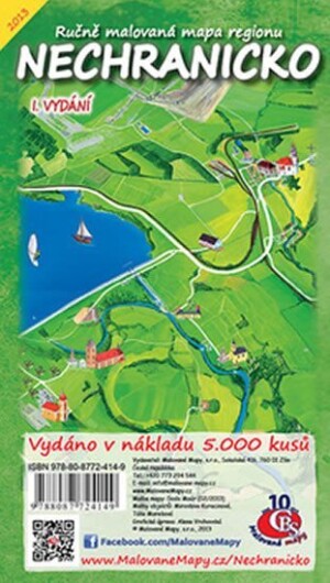Product detail of Nechranicko - Ručně malovaná mapa