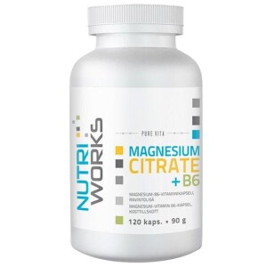 Product detail of NutriWorks Magnesium Citrate + B6 120 kapslí