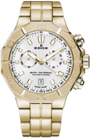 Product detail of EDOX Delfin Quartz Chronograph 10113-37JM-AID