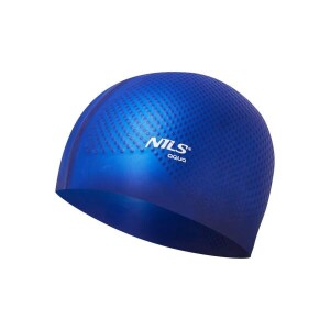 Product detail of NILS Aqua Silikonová čepice NQC Dots tmavěmodrá