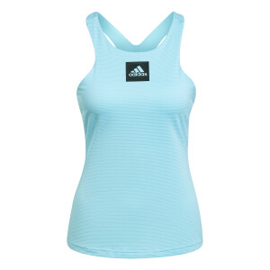 Product detail of Dámské tričko adidas  Paris Y-Tank Primeblue Aqua M