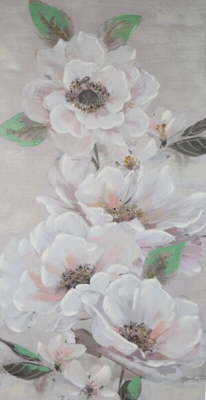 Product detail of ArtFir Obraz KVĚTY 626 | béžová 60 x 120 cm