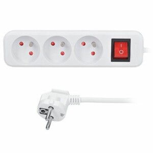 Product detail of Solight prodlužovací přívod s vypínačem 3z bílá, 2 m