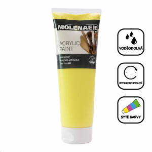 Product detail of Molenaer akrylová barva Molenaer, 250 ml, světle žlutá