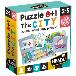 Product detail of HEADU EN: Puzzle 8+1 Město