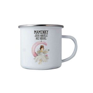 Product detail of Bohemia Gifts Plechový hrnek - Maminky jsou andělé, 350 ml