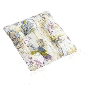 Product detail of Bellatex Sedák EMA prošívaný Zahrada lila, 40 x 40 cm