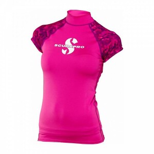 Product detail of Scubapro Dámské lycrové triko RASHGUARD FLAMINGO UPF50, krátký rukáv