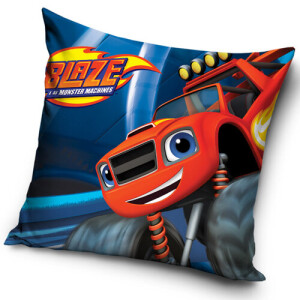 Product detail of Carbotex Povlak na polštářek Plamínek a Čtyřkoláci Rudý Monster Truck, 40 x 40 cm