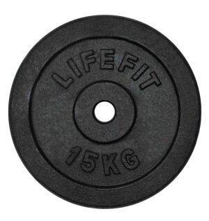 Product detail of Lifefit Kotouč 15kg, kovový, pro 30mm tyč