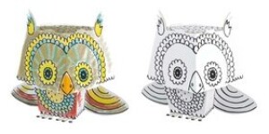 Product detail of 3D Sova k vymalování