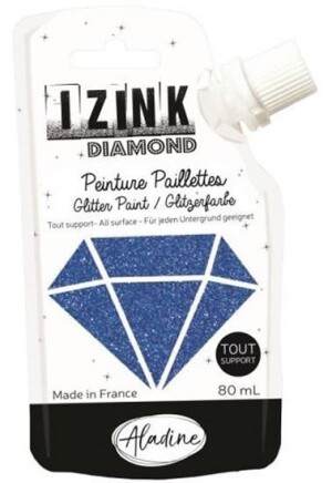 Product detail of Diamantová barva IZINK Diamond - námořnická modrá, 80 ml