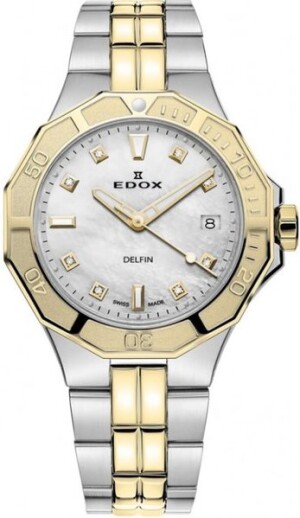 Product detail of EDOX Sport Delfin Diver Date Lady 53020-357JM-NADD