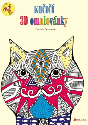 Product detail of Kočičí 3D omalovánky - Hannah Davies