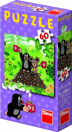 Product detail of Jak Krtek uzdravil myšku - Puzzle 60 - Dino Park