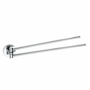 Product detail of SAPHO XR405 X-Round dvojitý držák ručníků otočný 42 cm, stříbrná