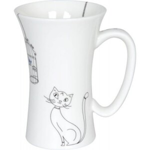 Product detail of Hrnek maxi - Kočka a ptáček v kleci / Cats and Birds