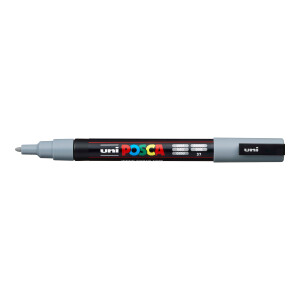Product detail of Posca popisovač PC-3M, 0,9 - 1,3 mm, šedá (37)