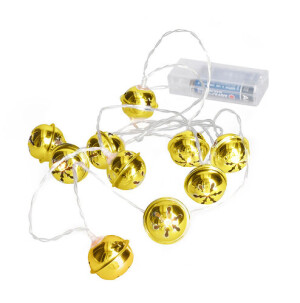 Product detail of Solight LED vánoční řetěz rolničky, 10x LED, 1,5 m, 2x AA