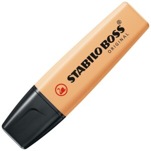 Product detail of Zvýrazňovač STABILO BOSS ORIGINAL Pastelový, jemně oranžový