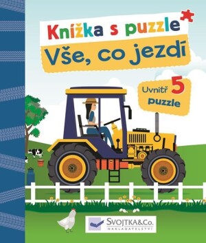 Product detail of Vše, co jezdí - Knížka s puzzle - Laura Teller