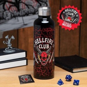 Product detail of Stranger Things Láhev na pití nerezová - Hellfire Club, 500 ml