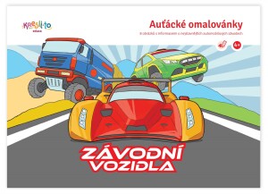 Product detail of Auťácké omalovánky / Závodní auta - Švehla Tomáš