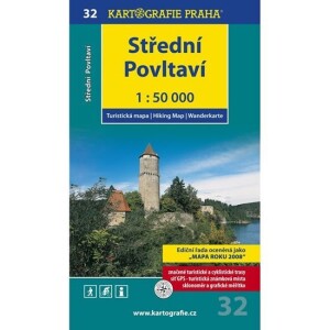 Product detail of 1: 50T (32)-Střední Povltaví (turistická mapa)