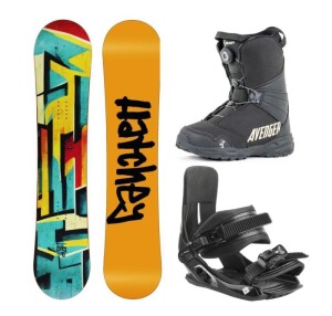 Product detail of Hatchey City juniorský snowboard + Hatchey Tactic Junior vázání + Beany Avenger BS