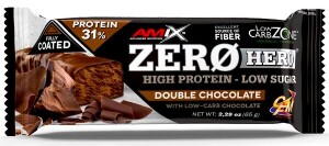 Product detail of Amix Nutrition Zero Hero 31% Protein Bar 65 g dvojitá čokoláda