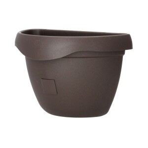 Product detail of Samozavlažovací květináč na zeď Siesta, čokoláda, 29 cm, Plastia