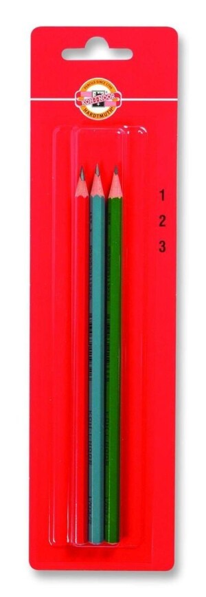 Product detail of Koh-i-noor tužka grafitová šestihranná č.1, 2, 3  set 3 ks