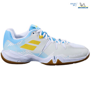 Product detail of Dámská sálová obuv Babolat  Shadow Spirit Women White/Light Blue  EUR 40,5