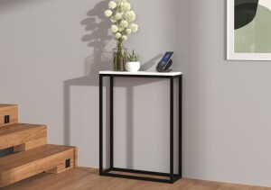 Product detail of ArtAdrk Příruční stolek LUCAS | černé nohy Barva: Bílá