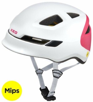 Product detail of Ked Pop Mips white magenta juniorská cyklistická přilba