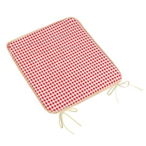 Product detail of Bellatex Sedák Berta hladký Kostička červená, 40 x 40 cm