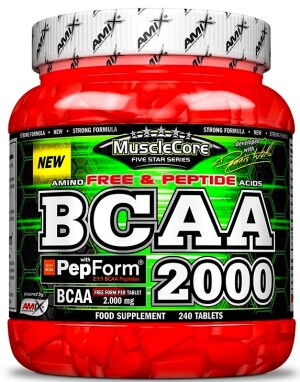 Product detail of Amix Nutrition MuscleCore BCAA with PepForm 240 tablet
