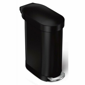 Product detail of Simplehuman Oválný pedálový koš s nerezovým rámečkem Slim 45 l, černá