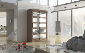 Product detail of ArtAdrk Šatní skříň SALEM | 120 cm Barva: Trufla