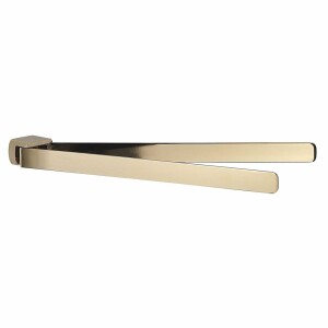Product detail of GEDY PI2387 Pirenei dvojitý držák ručníků otočný 35 cm, zlatá