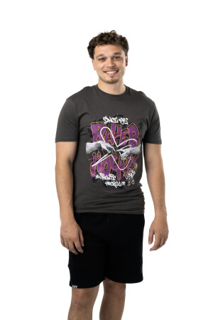 Product detail of Pánské tričko Bauer  1927 Grafitti Tee Dark Grey L