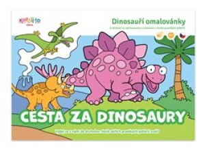 Product detail of Dinosauří omalovánky - Cesta za dinosaury