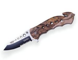 Product detail of Joker záchranářský nůž Tactica brown camo s pouzdrem