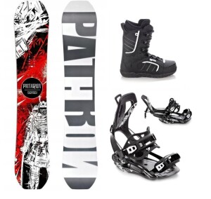 Product detail of Pathron Sensei Carbon 23/24 snowboard + Raven Fastec FT360 black vázání + Raven Target obuv