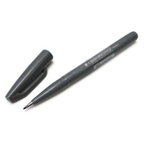 Product detail of Popisovač Pentel Touch Brush - šedý