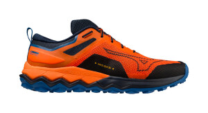 Product detail of Pánská běžecká obuv Mizuno Wave Ibuki 4 Tigerlily/Dress Blues/Snorkel Blue UK 7